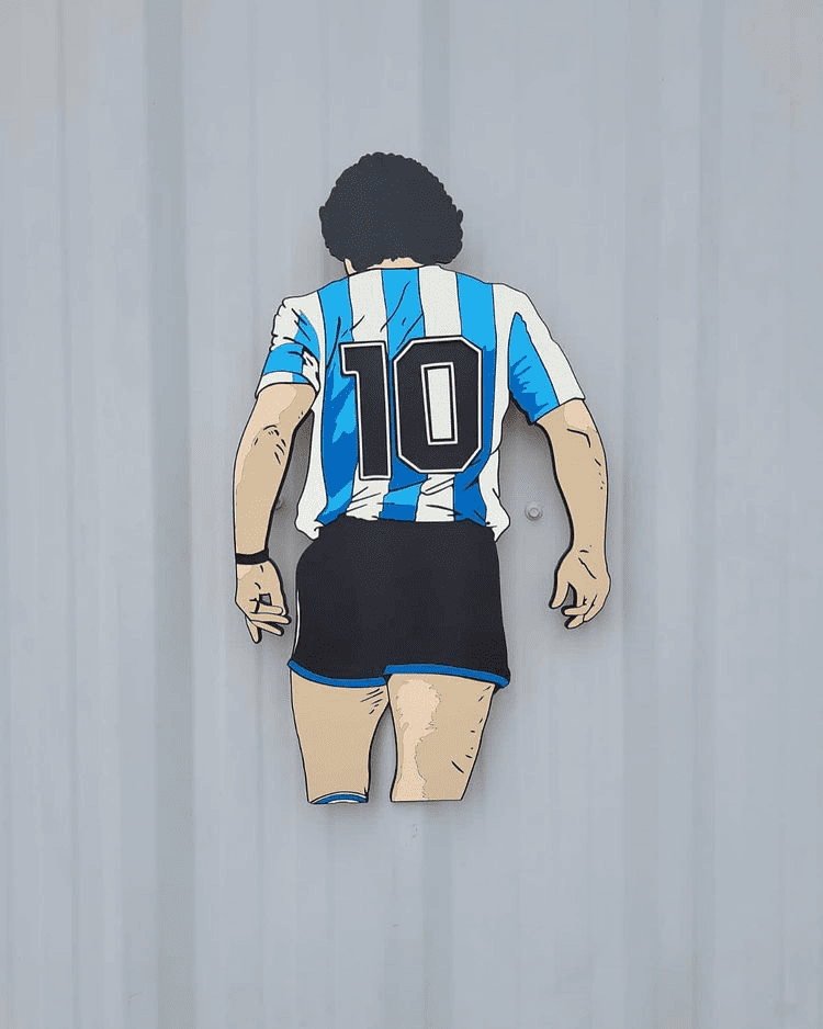 Cuadro Maradona